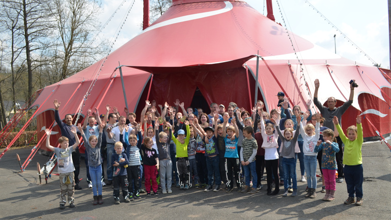 Zirkusprojekt mit dem Projektzirkus Lollipopp 22.-26.5.2023